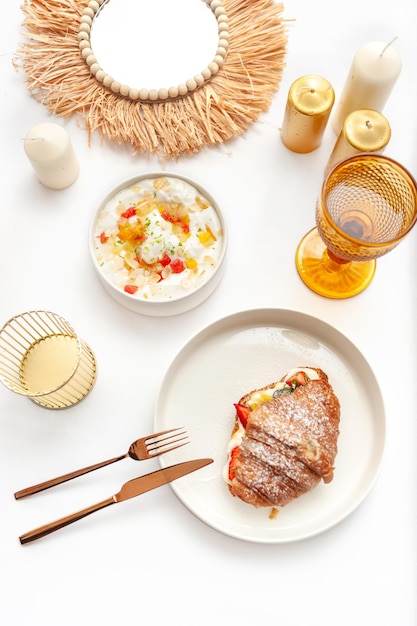 Аппетитное блюдо на столе